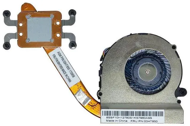 Alt view image 2 of 3 - HUANMEFANG Replacement New Cooling Fan with heatsink for for Lenovo ThinkPad Yoga 11E Laptop P/N 00HT850 EG50050S1-C660-S9A DC5V 2.25W Fan