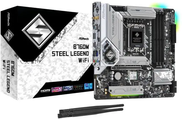 ASRock B760M Steel Legend WiFi Motherboard - Newegg.com