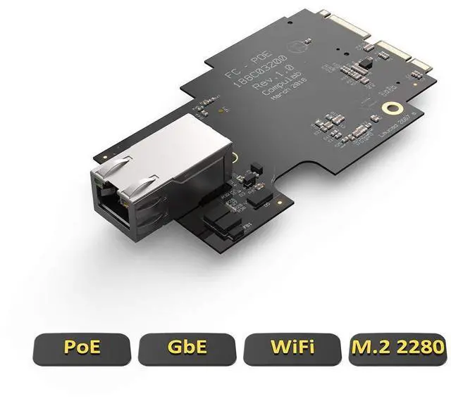 Main image of fitlet FC-POED Facet Card for fitlet2, 1 Gbit Ethernet, Network Interface Controller Adapter