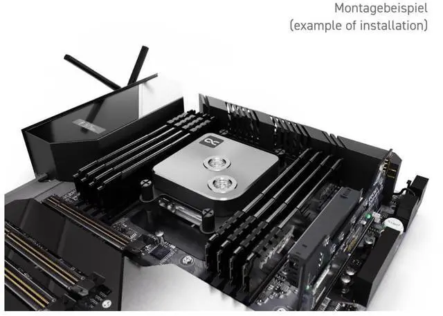 Alt view image 4 of 5 - Alphacool Core 1 CPU Water Block, Silver