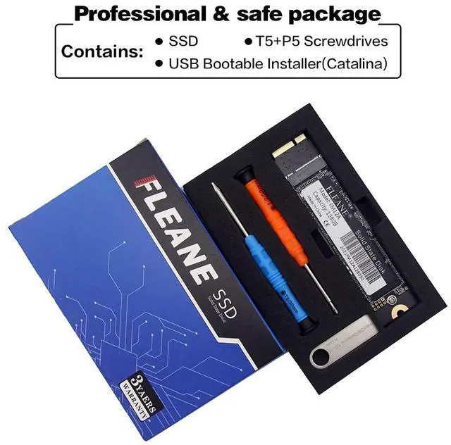 Alt view image 3 of 5 - FLEANE FM12A 128GB SSD Replacement for MacBook Air A1465 A1466 Mid2012 EMC 2558 EMC 2559 HD Solid State Dirve (128GB)