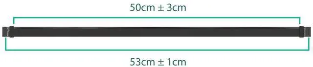 Alt view image 2 of 5 - LINKUP - Flexible SLI Bridge Cable Extreme High-Speed Technology Premium Shielding 85 ohm Design for NVIDIA GPUs Graphic CardsNOT Compatible with AMD or RTX 2000/3000 GPU - 50 cm