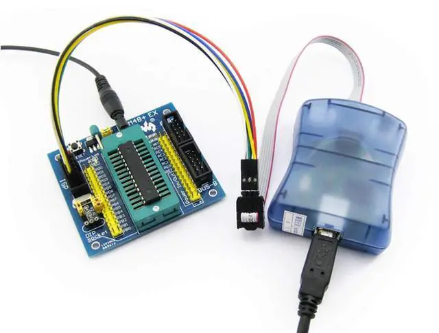 Alt view image 2 of 5 - Waveshare AVR Programmer USB AVRISP XPII Compatible with ATMEL at AVR ISP mk2 mkII in-System Programmer Supports AVR Studio 4/5/6/7 Or Higher Version