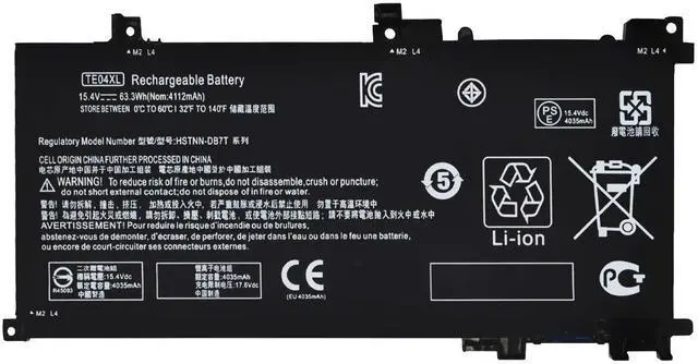 Main image of Emaks TE04XL Battery for HP Owmen 15-ax200:15-ax250wm 15-ax210nr 15-ax243dx 15-ax256nr 15-ax252nr 15-ax220tx 15-ax220tx;hp Pavilion 15-bc200:15-bc204nf and More 905175-271 2C1 905277-855 HSTNN-DB7T