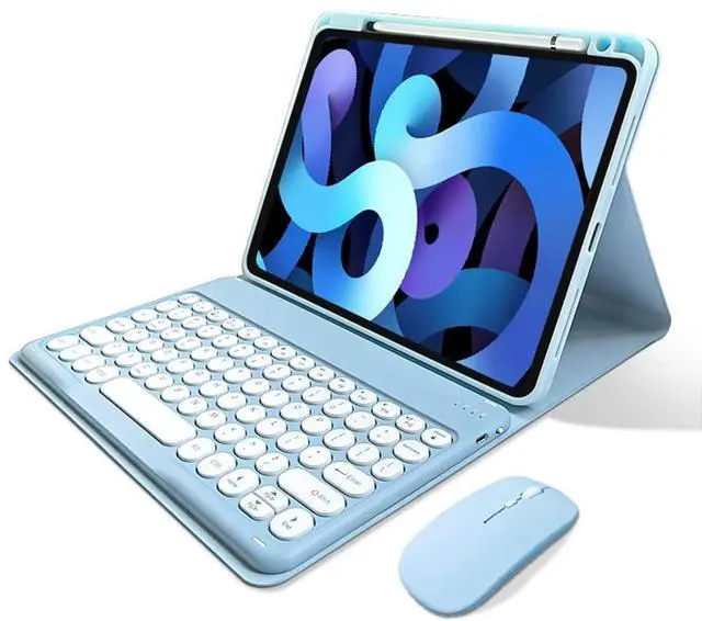 Main image of kaitesi Keyboard Case Compatible with iPad Mini A17 Pro/iPad Mini 6th Generation Case with Keyboard Mouse Magnetically Detachable Color Keyboard (Blue)