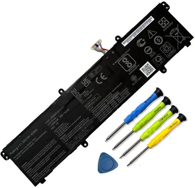 Main image of Mobik B31N1911 Battery Replacement for ASUS VivoBook Flip 14 M413 M413DA TM420IA TM420IA K413 X413 F413 Series Laptop C31N1911 B0B200-03580300 0B200-03580000 0B200-03750000 11.55V 42Wh 3640mAh