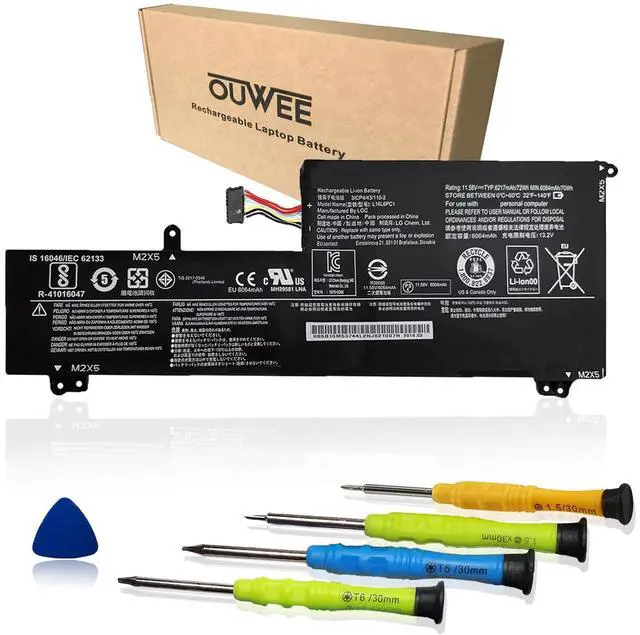 Main image of OUWEE L16L6PC1 L16M6PC1 Laptop Battery Compatible with Lenovo Yoga 720-15IKB Series Notebook L16M6PC1 L16C6PC1 5B10M53745 5B10M53743 5B10M53744 11.58V 72Wh 6217mAh