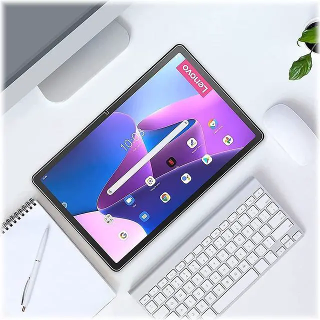 Alt view image 2 of 3 - SaharaCase - ZeroDamage Ultra Strong Tempered Glass Screen Protector for Lenovo Tab M10 Plus (3rd Gen) (2022) - Ultra Strong Anti Scratch/Fingerprint Full Coverage Bubble Free 9H Hardness - Clear