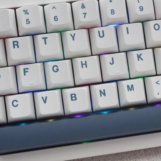 Alt view image 5 of 5 - Cmokifuly Soymilk Keycaps Cherry Profile Custom Keycap for Mechanical Keyboard,136 Keys Set PBT Dye Sublimation Keycaps (Yellow Soymilk)