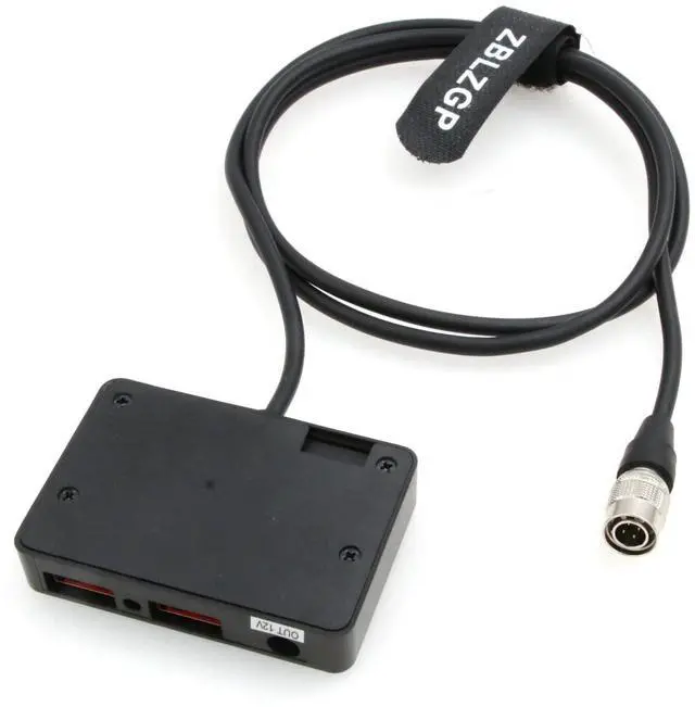 Main image of ZBLZGP DV-SQN4S Hirose 4 pin to Dual USB Type-A QC 3.0 5V Quick Charging Power Cable for Smartphones or Tablets