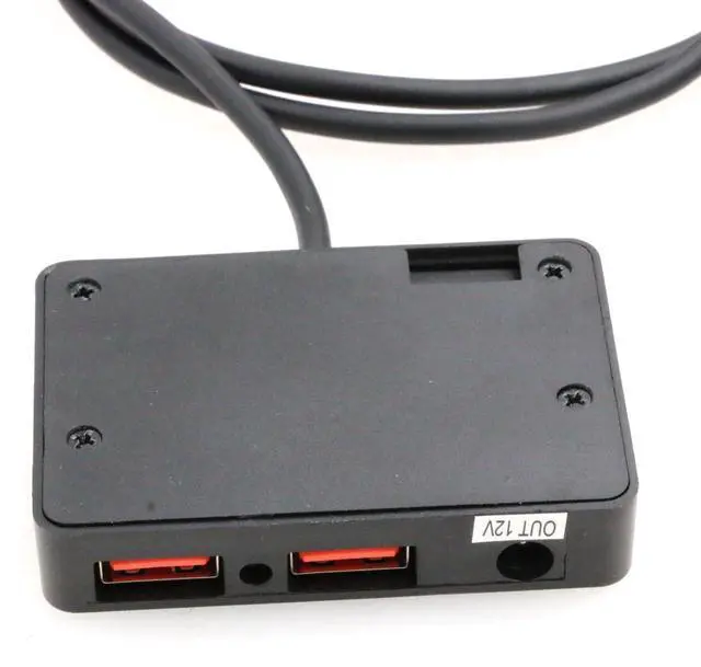 Alt view image 2 of 5 - ZBLZGP DV-SQN4S Hirose 4 pin to Dual USB Type-A QC 3.0 5V Quick Charging Power Cable for Smartphones or Tablets