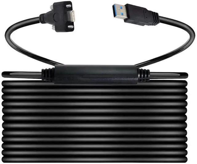 Main image of CY Cable USB-C USB 3.1 Type-C Dual Screws Locking to Standard USB3.0 Data Cable Mount Type for Camera Recorder