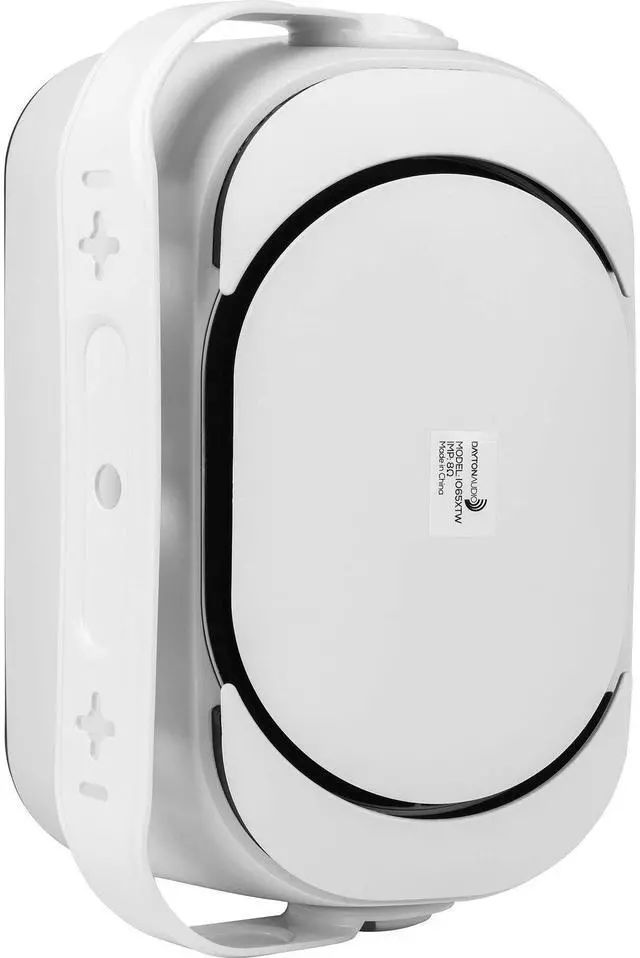 Alt view image 2 of 5 - Dayton Audio IO65XTW 6-1/2" IP66 70/100V 8 Ohm Indoor/Outdoor 2-Way Speaker Pair w/Radiator White