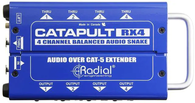 Main image of Radial Catapult RX4 4-channel Cat 5 Audio Snake Module