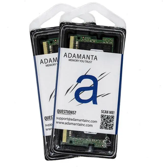 Alt view image 2 of 2 - Sam Original 32GB (2x16GB) DDR4 3200MHz PC4-25600 SODIMM 2Rx8 CL22 1.2v Gaming Laptop Notebook Memory Module Upgrade RAM M471A2K43EB1-CWE Adamanta