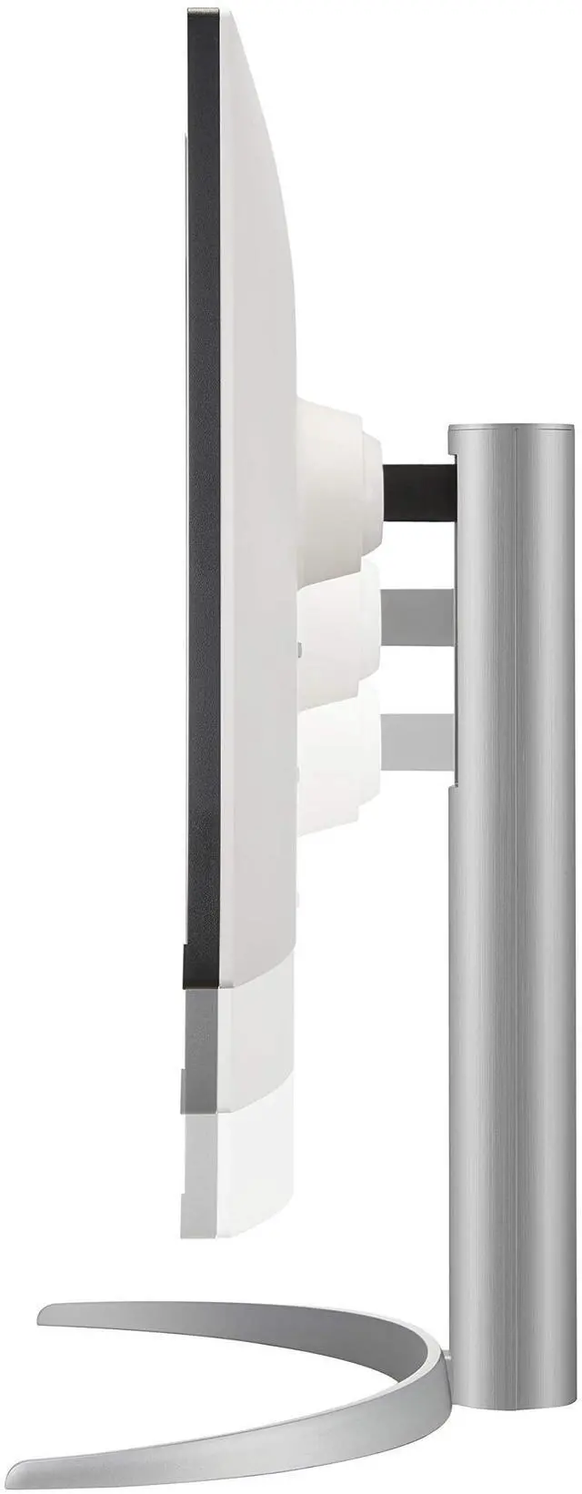 Alt view image 4 of 5 - LG 27UP850-W Monitor 27 UHD (3840 x 2160) IPS Display, VESA DisplayHDR 400, DCI-P3 95% Color Gamut, USB-C,3-Side Virtually Borderless Display, Height/Pivot/Tilt Adjustable Stand - Silver