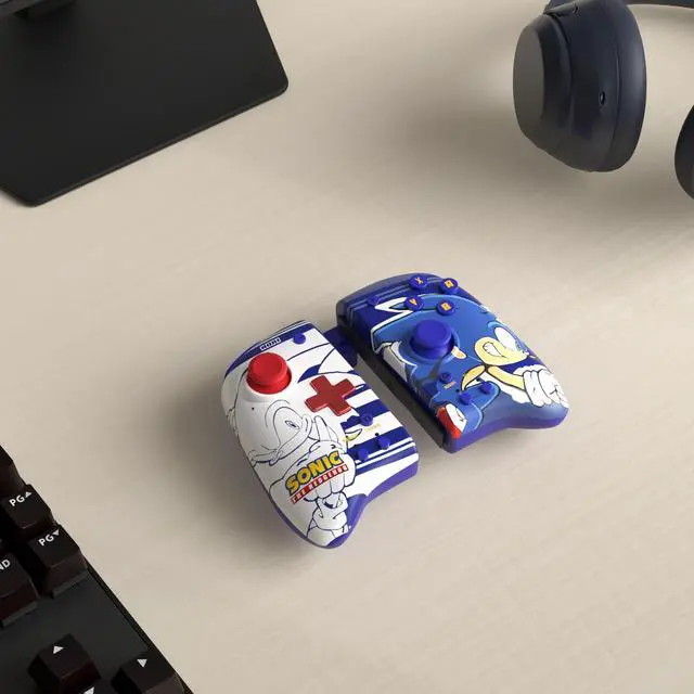 Alt view image 2 of 5 - HORI Split Pad Pro (Sonic) Ergonomic Controller for Handheld Mode - Officially Licensed By Nintendo & Sega - Nintendo Switch