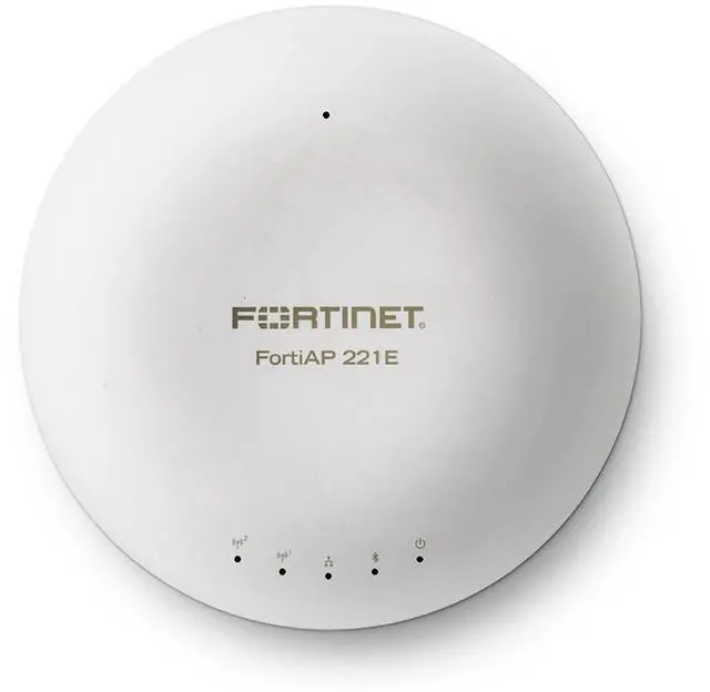 Main image of Fortinet FortiAP 221E | 802.11ac Wave 2 indoor wireless Access Point - dual radio, 4 internal Antennas, 1 x 10/100/1000 RJ45 port (FAP-221E-A)