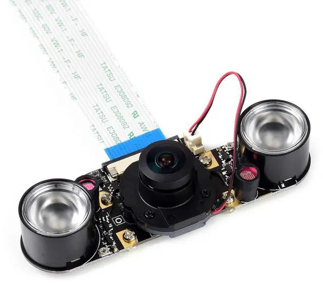 Main image of waveshare Compatible with NVIDIA Jetson Nano Camera IMX219-160 8MP IR-Cut Infrared Night Vision Camera Module for Jetson Nano and Raspberry Pi Compute Module,162° FOV with IMX219 Sensor