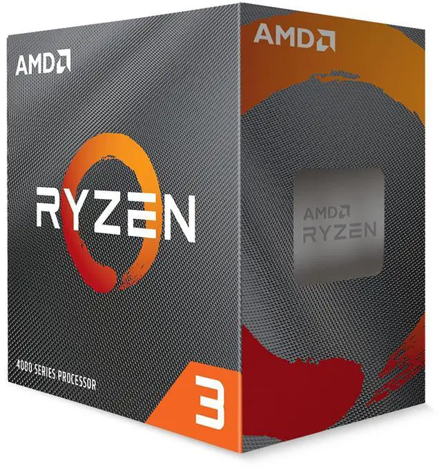 Alt view image 2 of 5 - AMD Ryzen 3 4100 4-Core, 8-Thread Unlocked Desktop Processor with Wraith Stealth Cooler
