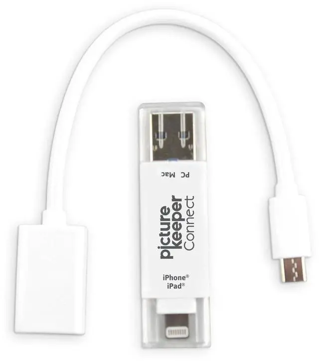 Alt view image 4 of 5 - Picture Keeper Connect Photo & Video USB Flash Drive for Apple, Android & PC Devices, 64GB Thumb Drive