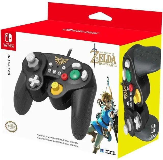 Alt view image 4 of 5 - HORI Nintendo Switch Battle Pad (Zelda) GameCube Style Controller - Nintendo Switch