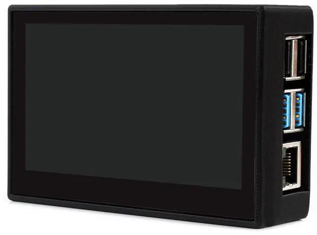 Alt view image 3 of 5 - waveshare 4.3inch DSI LCD Capacitive Touch Display with Protection Case for Raspberry Pi 4 B,800×480 Resolution IPS Screen Wide Angle,MIPI DSI Interface