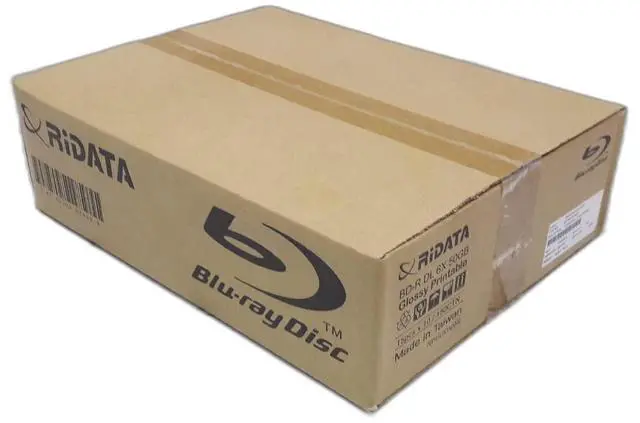 Alt view image 5 of 5 - Ritek 50GB BD-R DL Dual-Layer Blu-Ray Writable Disc, 6x, 25pk