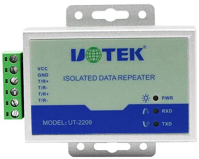 Alt view image 2 of 5 - UTEK UT-2209 RS-485 Photoelectric Isolation Data Repeater