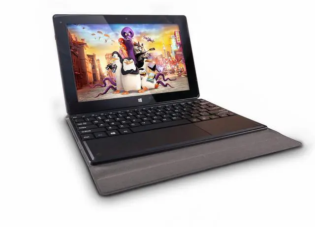 Alt view image 2 of 5 - Fusion5 NOT Suitable for FWIN232 S2 Models - Docking Case with Keyboard by Fusion5 - Tablet Case for Windows 10 Tablet FWIN232 S1 Models Only