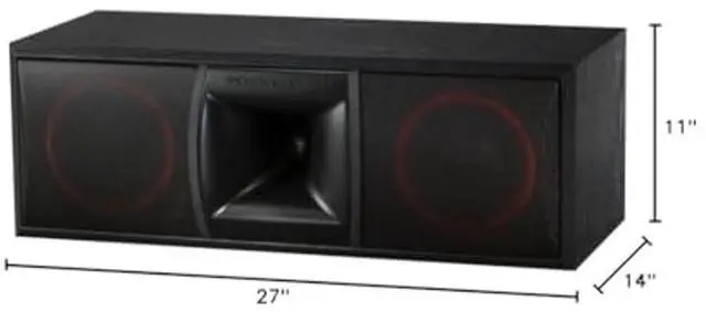 Alt view image 3 of 3 - Cerwin-Vega XLS-6C 6 1/1" 2-Way Home Audio Center Channel Speaker