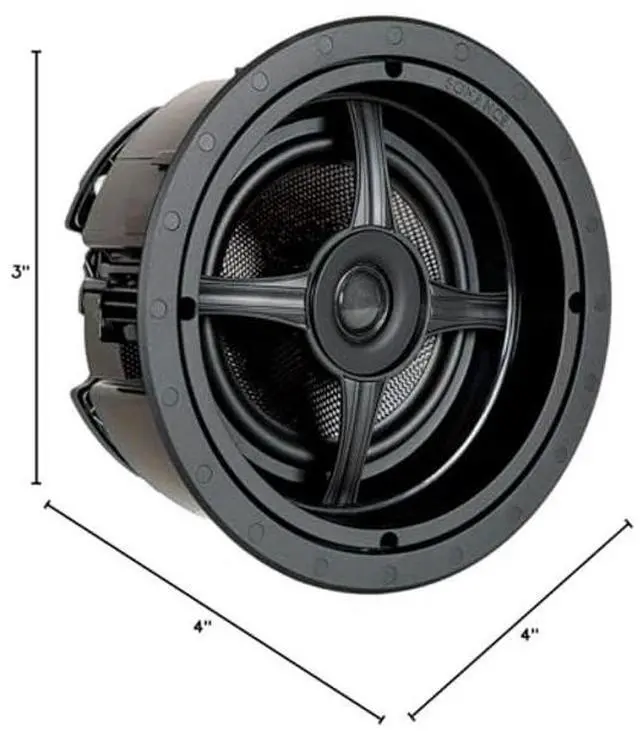 Alt view image 2 of 2 - Sonance MAG6R - 6-1/2" 2-Way in-Ceiling Speakers (Pair) - Black