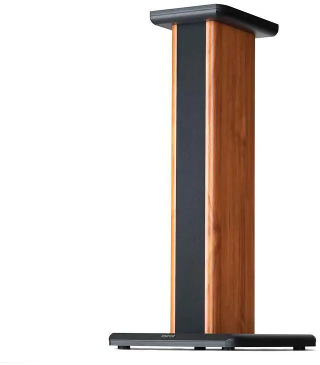 Alt view image 3 of 5 - Edifier SS02 25.6 inch Wood Grain Speaker Stands for S1000DB / S2000PRO/ S1000MKII Hollowed for Optional Sand Filling Tuning - Pair