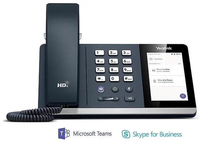 Alt view image 3 of 5 - Yealink MP50-Teams IP Phone - Corded - Corded
