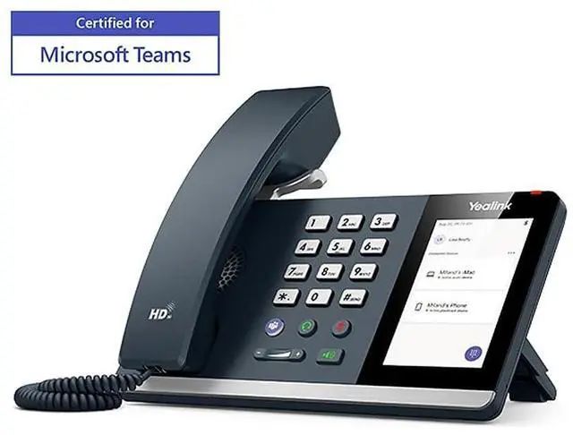 Alt view image 5 of 5 - Yealink MP50-Teams IP Phone - Corded - Corded