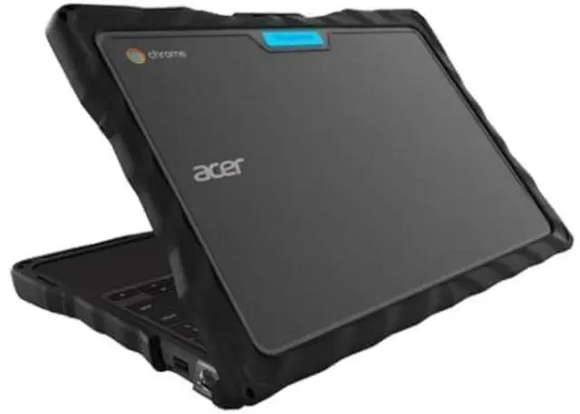 Main image of Gumdrop DropTech Laptop Case Fits Acer Chromebook 311 (C722) Clamshell. Designed for K-12 Students, Teachers and ClassroomsDrop Tested, Rugged, Shockproof Bumpers for Reliable Device ProtectionBlack
