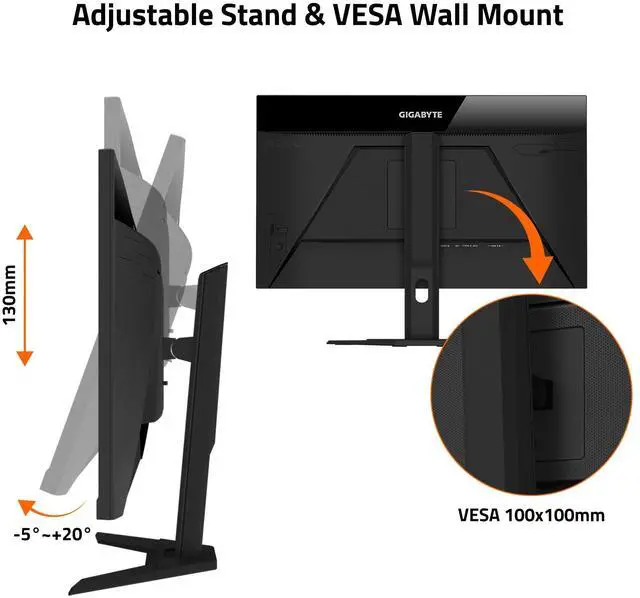 Alt view image 5 of 5 - Gigabyte M28U 28 4K UHD Edge LED Gaming LCD Monitor - 16:9 - Black