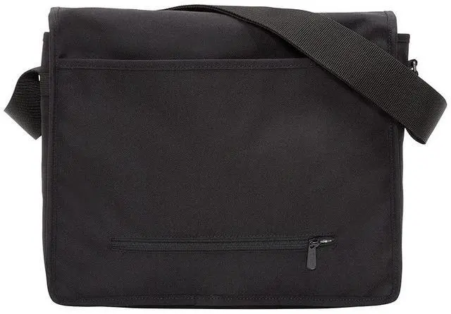 Alt view image 4 of 5 - Manhattan Portage Deluxe Computer Bag, 15-Inch (MD) with Adjustable Strap Water Resistant Coating Zippered Compartment 1000D Cordura® for Work And Travel (Black)