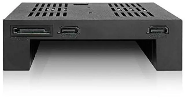 Alt view image 4 of 5 - ICY DOCK 2 Bay 2.5 SAS/SATA HDD/SSD Mobile Rack + 3.5" Slot for External 5.25" Bay | ExpressCage MB322SP-B