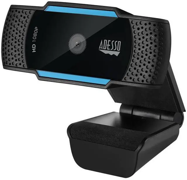 Main image of Adesso CyberTrack H5-TAA 1080P HD Auto Focus Webcam with Built-in Dual Microphone, Tripod Mount and Privacy Shutter Cover TAA Compliant