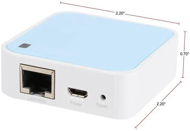 Alt view image 2 of 5 - TP-Link N300 Wireless Portable Nano Travel Router(TL-WR802N) - WiFi Bridge/Range Extender/Access Point/Client Modes, Mobile in Pocket