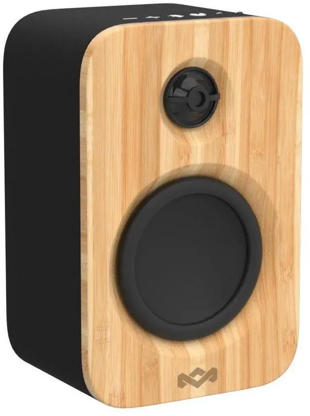 Alt view image 4 of 5 - House of Marley Get Together Duo, Powerful Bookshelf Speakers with Wireless Bluetooth Connectivity and Sustainable Materials