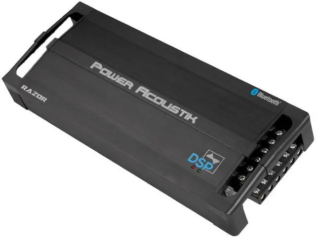 Main image of Power Acoustik RZ42000DSP Razor Series 2,000-Watt Max 4-Channel Class D Amp with DSP and Bluetooth