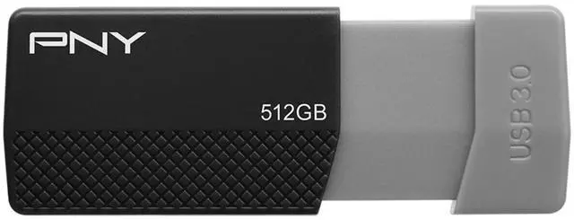 Alt view image 2 of 5 - PNY USB 3.0 Flash Drive, 512GB, Black