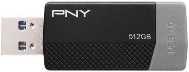 Alt view image 3 of 5 - PNY USB 3.0 Flash Drive, 512GB, Black