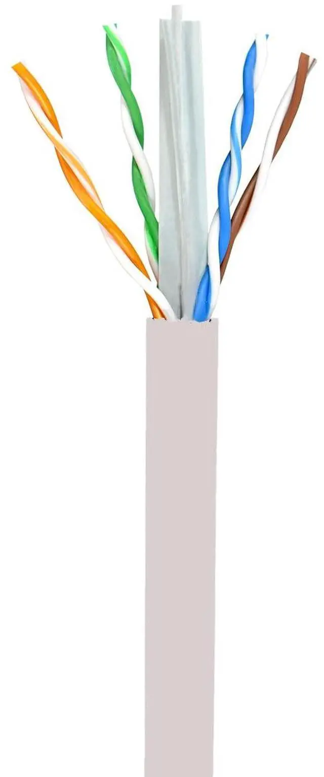 Alt view image 2 of 5 - CAT6E Riser (CMR), 1000ft, UTP 24AWG, Solid Bare Copper, 600MHz, UL Certified, Easy to Pull (Reelex II) Box, Bulk Ethernet Cable in White