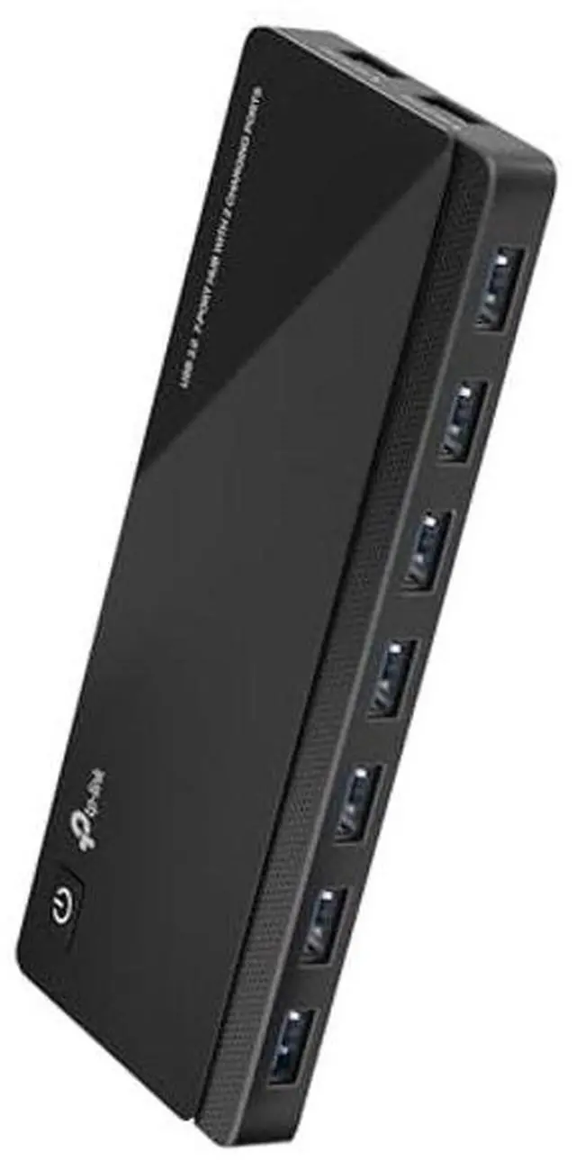 Main image of TP-Link Powered USB Hub 3.0 with 7 USB 3.0 Data Ports and 2 Smart Charging USB Ports. Compatible with Windows, Mac, Chrome & Linux OS, with Power On/Off Button, 12V/4A Power Adapter(UH720)