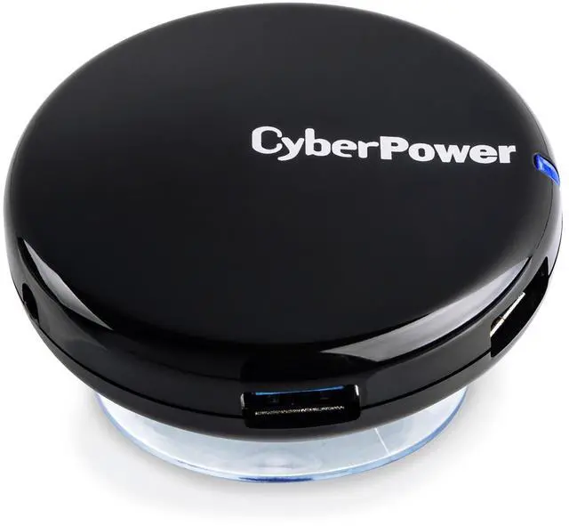 Main image of CyberPower CPH430PB 4 Port USB 3.0 SuperSpeed Hub - Black