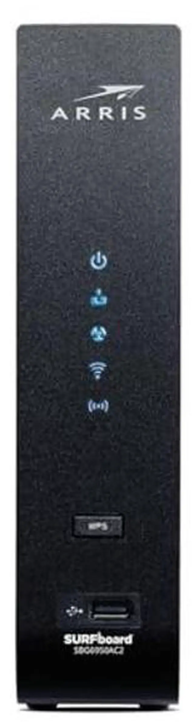 Alt view image 2 of 5 - ARRIS Surfboard SBG6950AC2 DOCSIS 3.0 Cable Modem & AC1900 Wi-Fi Router , Approved for Comcast Xfinity, Cox, Charter Spectrum & more , Four 1 Gbps Ports , 400 Mbps Max Internet Speeds