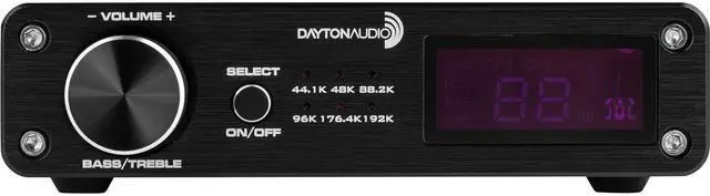 Alt view image 3 of 5 - Dayton Audio DTA-PRO 100W Class D Bluetooth Amplifier with USB DAC IR Remote and Sub Output